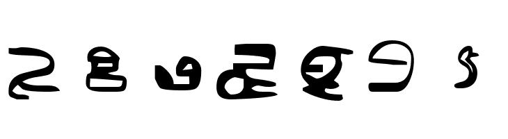 ID4 Alien Script  Free Fonts Download