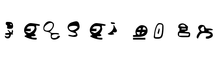 ID4 Alien Script  Free Fonts Download