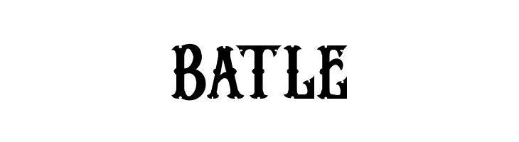 BATLE Stf BLACK RIDERS Font