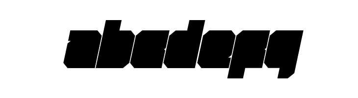 Qbic Italic  Free Fonts Download