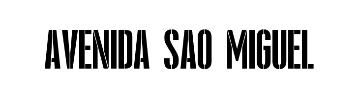 Pandemonium Stencil Regular  Free Fonts Download