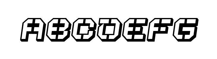 ATRON*STNCL*BLK*SLNTD  Free Fonts Download