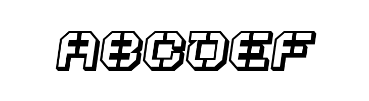 ATRON*STNCL*BLK*SLNTD  Free Fonts Download