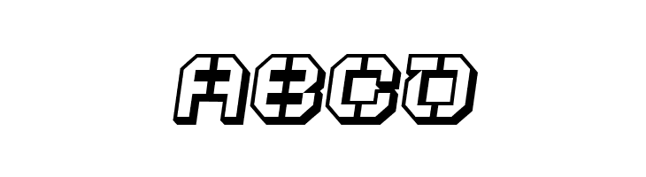 ATRON*STNCL*BLK*SLNTD  Free Fonts Download