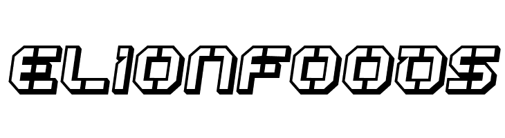 ATRON*STNCL*BLK*SLNTD  Free Fonts Download