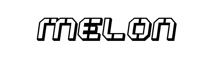 ATRON*STNCL*BLK*SLNTD  Free Fonts Download