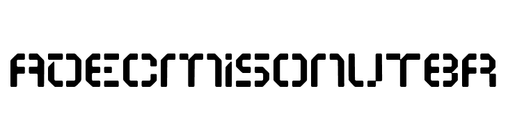 ATRON*RND*STNCL  Free Fonts Download