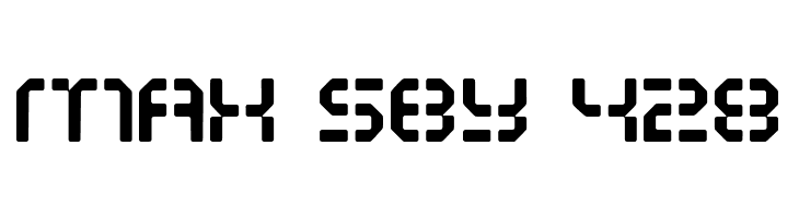 ATRON*RND*STNCL  Free Fonts Download