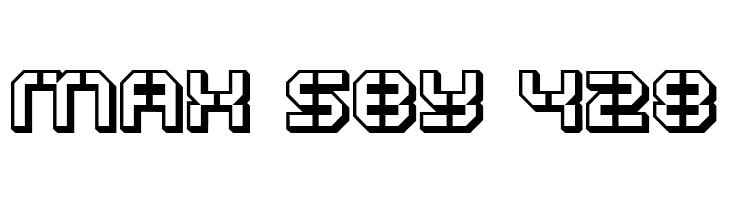 ATRON*STNCL*BLK  Free Fonts Download