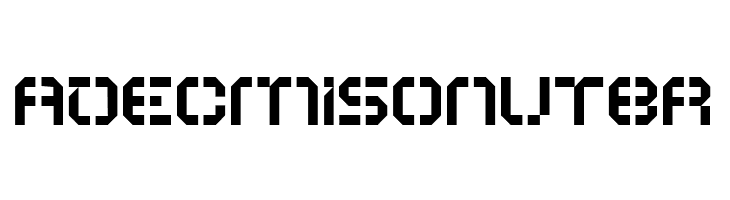 ATRON Stencil  Free Fonts Download
