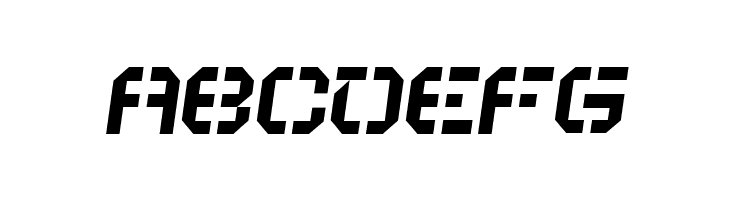 ATRON*STENCIL*SLANTED  Free Fonts Download