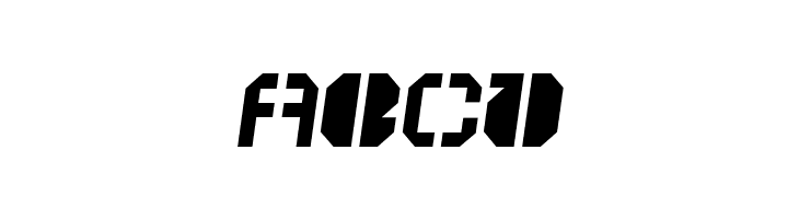 ATRON*STENCIL*SLANTED  Free Fonts Download