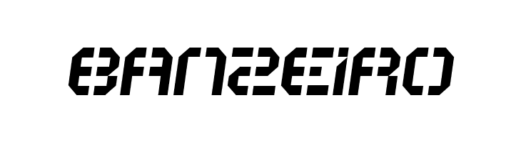 ATRON*STENCIL*SLANTED  Free Fonts Download