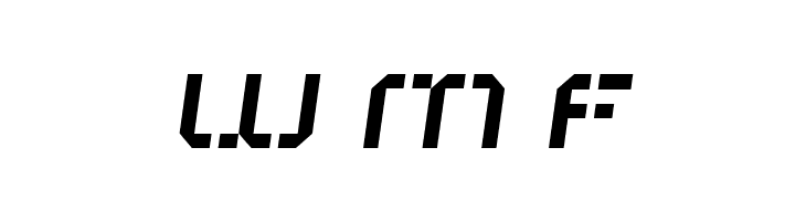 ATRON*STENCIL*SLANTED  Free Fonts Download