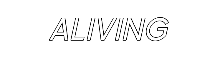 Florencesans SC Outline Italic  Free Fonts Download