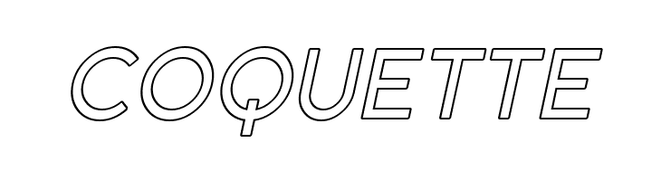 Florencesans SC Outline Italic  Free Fonts Download