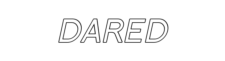 Florencesans SC Outline Italic  Free Fonts Download