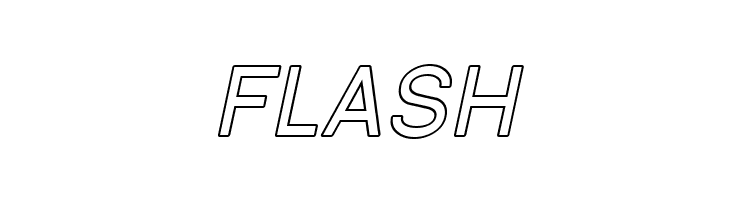 Florencesans SC Outline Italic  Free Fonts Download