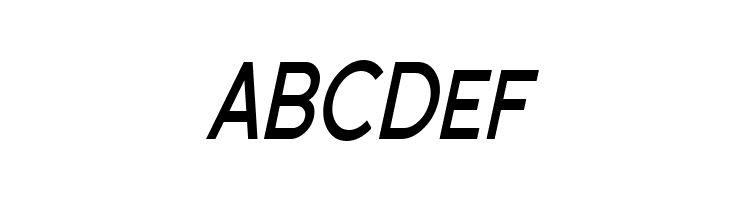 Florencesans SC Cond Bold Italic  Free Fonts Download