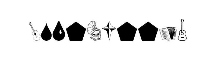 Cornucopia of Dingbats Nine Regular  Free Fonts Download