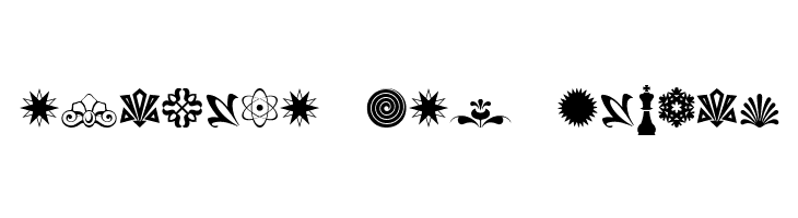 Cornucopia of Ornaments Fpur  Free Fonts Download