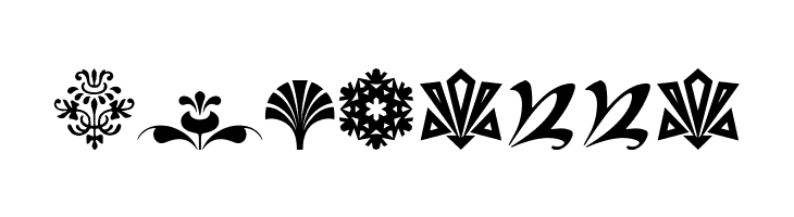 Cornucopia of Ornaments Fpur  Free Fonts Download