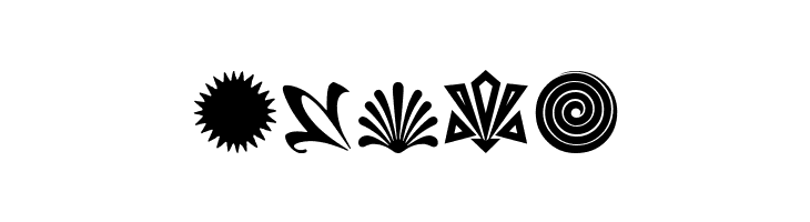 Cornucopia of Ornaments Fpur  Free Fonts Download