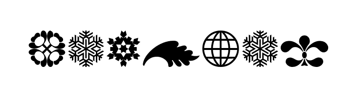 Cornucopia of Ornaments Fpur  Free Fonts Download