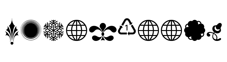 Cornucopia of Ornaments Fpur  Free Fonts Download