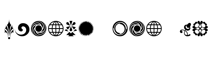 Cornucopia of Ornaments Fpur  Free Fonts Download