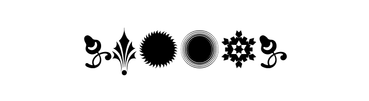 Cornucopia of Ornaments Fpur  Free Fonts Download