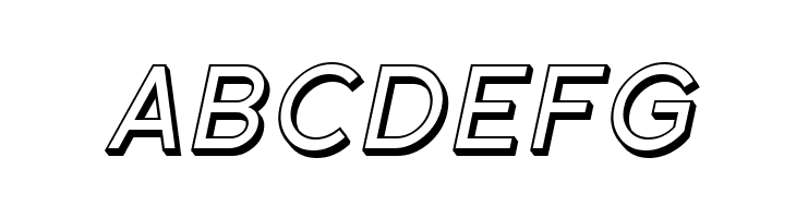 Florencesans SC Shaded Italic  Free Fonts Download