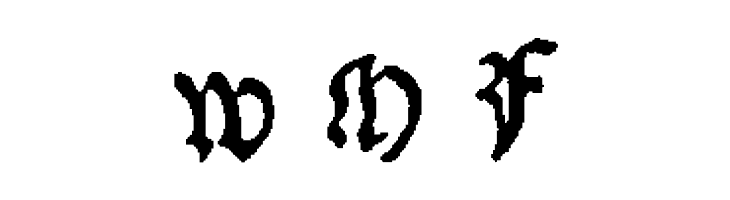 KobergerN10DruckBastarda  Free Fonts Download