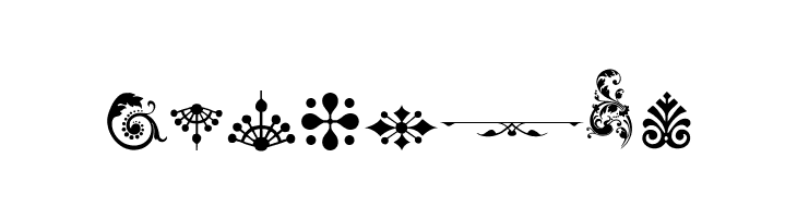 Micro Fleurons Eighteen  Free Fonts Download