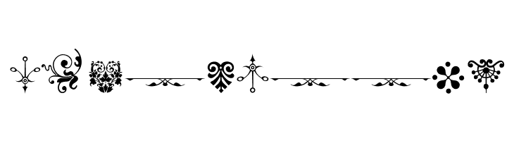 Micro Fleurons Eighteen  Free Fonts Download