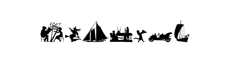 Mixed Silhouettes Seven Regular  Free Fonts Download