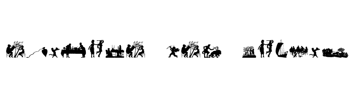 Mixed Silhouettes Seven Regular  Free Fonts Download