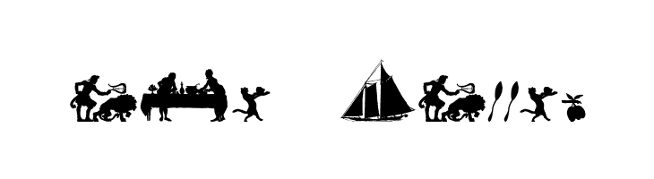 Mixed Silhouettes Seven Regular  Free Fonts Download