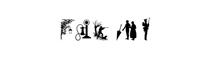 Mixed Silhouettes Seven Regular  Free Fonts Download