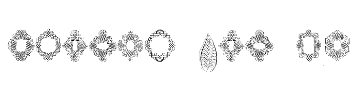 Rough Calligraphic Frames  Free Fonts Download
