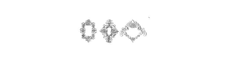RoughCalligraphicFrames  Free Fonts Download