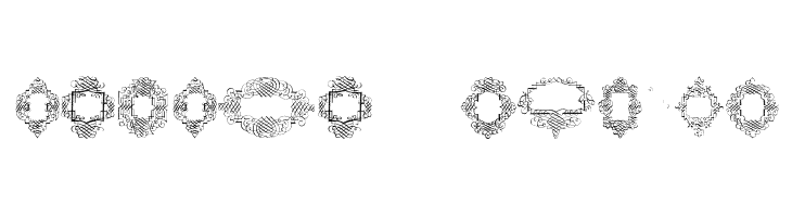 RoughCalligraphicFrames  Free Fonts Download