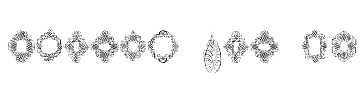 RoughCalligraphicFrames  Free Fonts Download