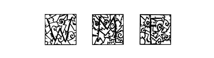 IronGlass DropCaps  Free Fonts Download