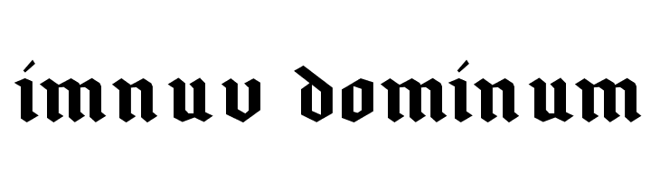 imnuv%2Bdominum gothicominimo Font