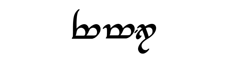 Tengwar Annatar Alt Bold  Free Fonts Download