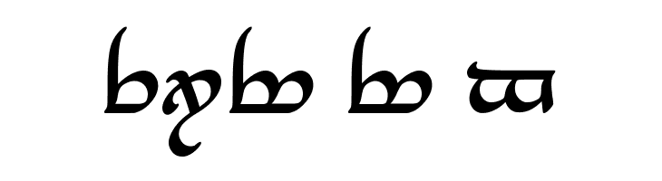 Tengwar Annatar Alt Bold  Free Fonts Download