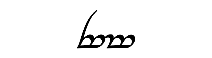 Tengwar Annatar Alt Bold Italic  Free Fonts Download