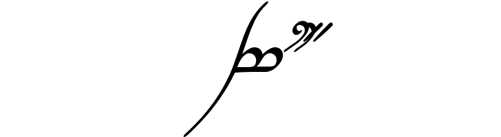 Tengwar Annatar Alt Bold Italic  Free Fonts Download