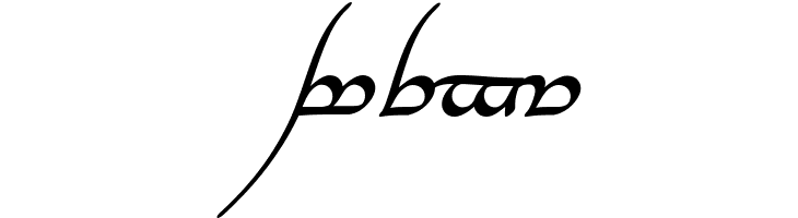 Tengwar Annatar Alt Bold Italic  Free Fonts Download